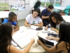 Estudantes na Biblioteca do Campus Viamão
